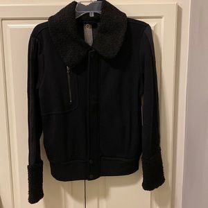 Peloton Shape Full Zip Stealth Moto Sweater Bomber Jacket Size Medium